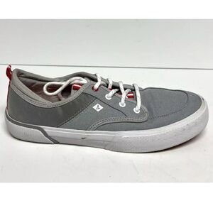 Sperry Big Kids’ Soletide Gray Lace-Up Sneakers, Boys’ Size 5.5 M.